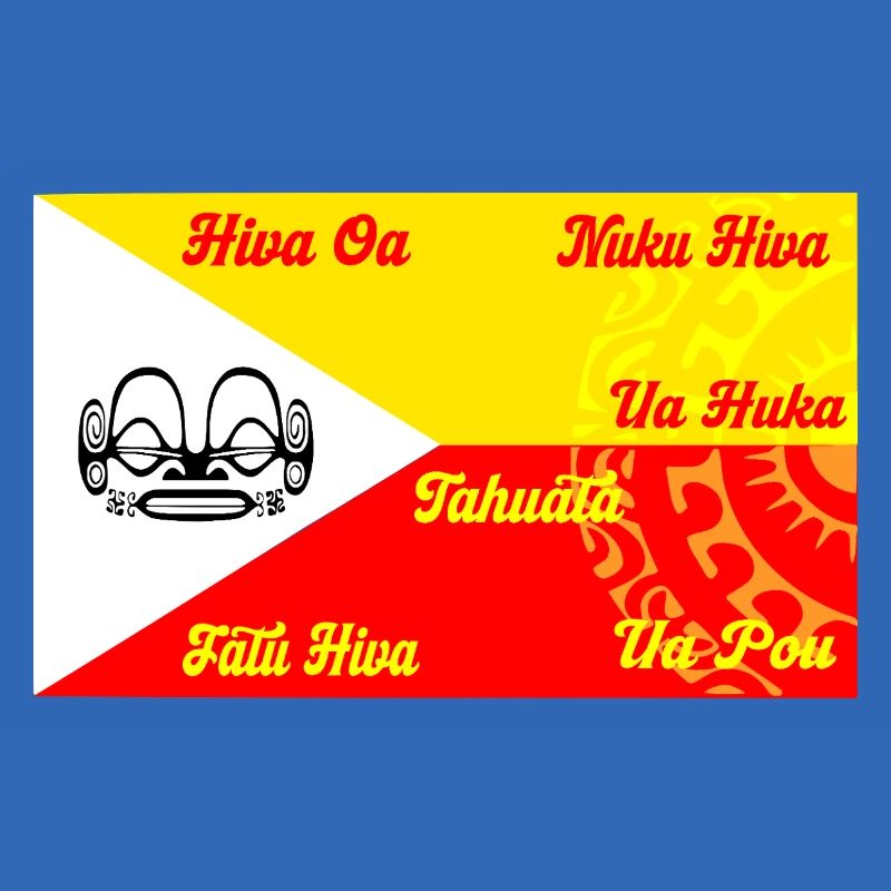 Marquesan Flag - Personalized