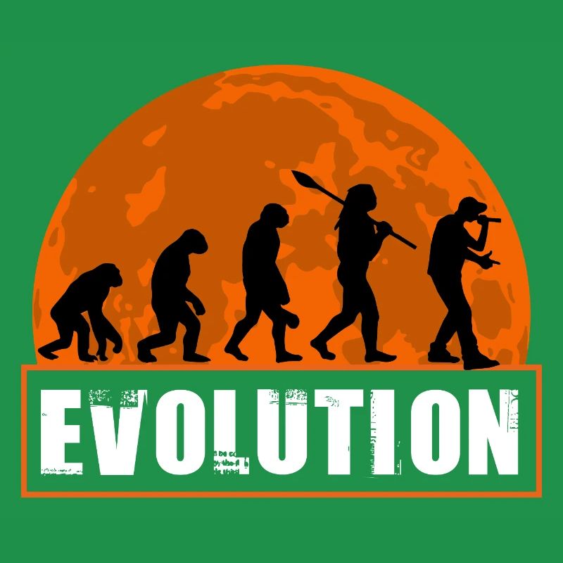 Funny Human Evolution Rapper