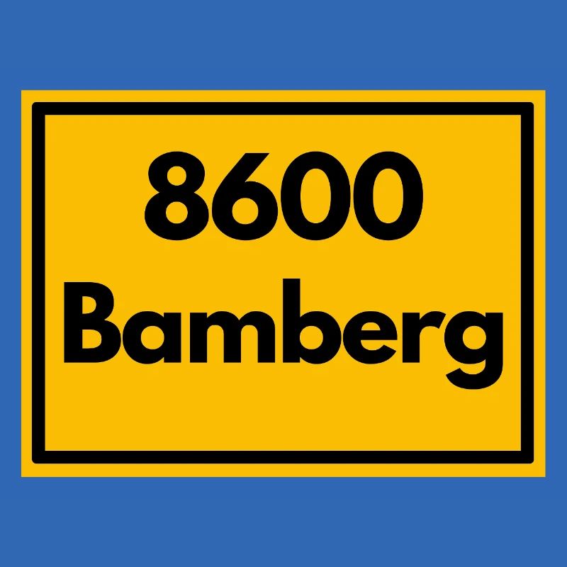 OLD POSTCODE POSTCODE RETRO 8600 BAMBERG FRANKEN