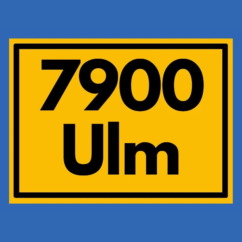 OLD POSTCODE POSTCODE RETRO 7900 ULM MÜNSTERSTADT