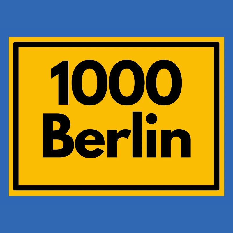 OLD POSTCODE POSTCODE RETRO 1000 BERLIN CAPITAL