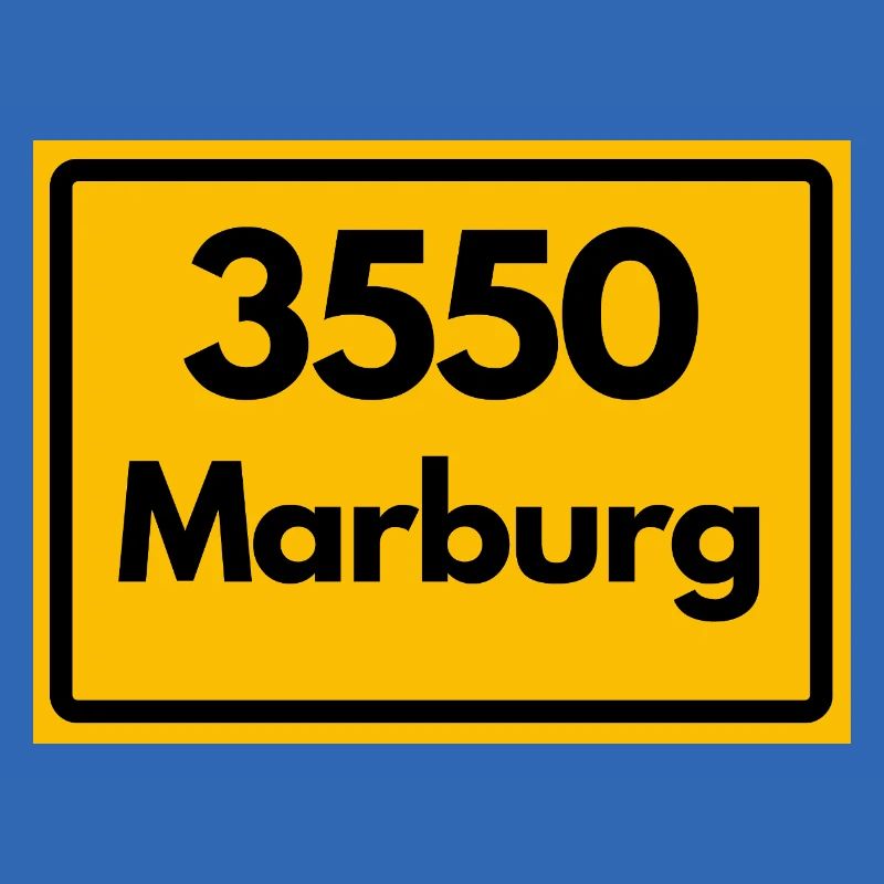 OLD POSTCODE ZIP CODE RETRO 3550 MARBURG