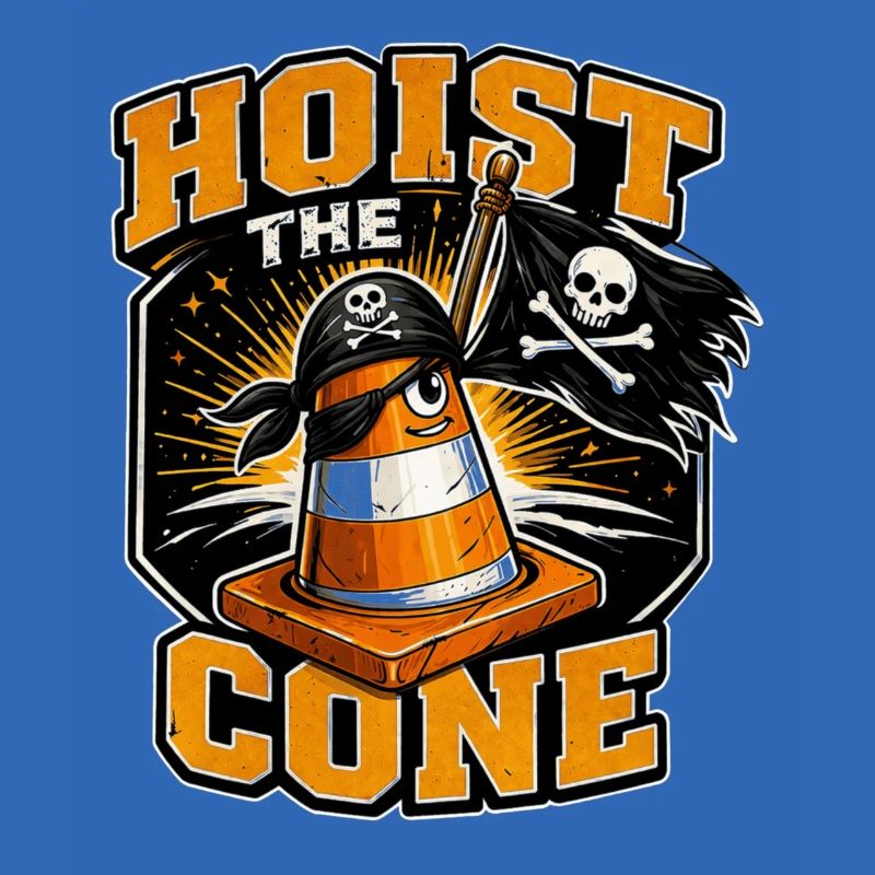 Construction Worker Road Construction Traffic Cone