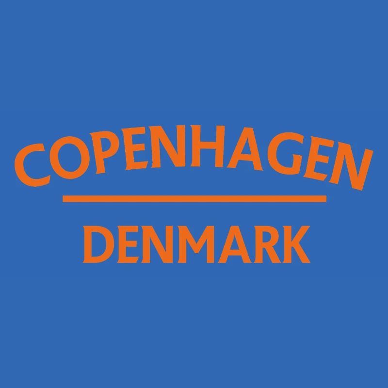 Copenhague – Danemark Textdesign