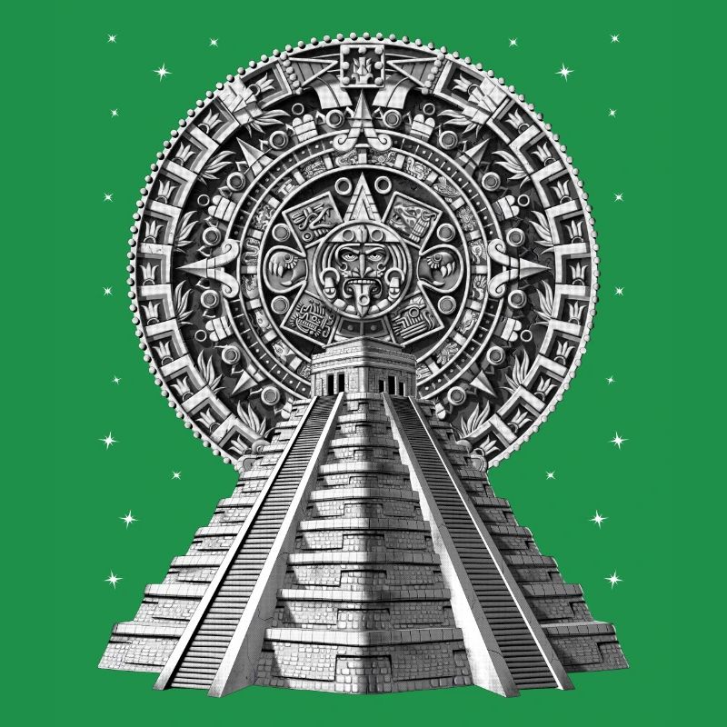 Aztekischer Pyramidenkalender