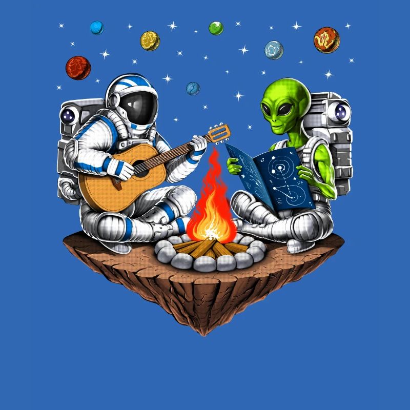 Astronaute de l’espace extraterrestre Camping