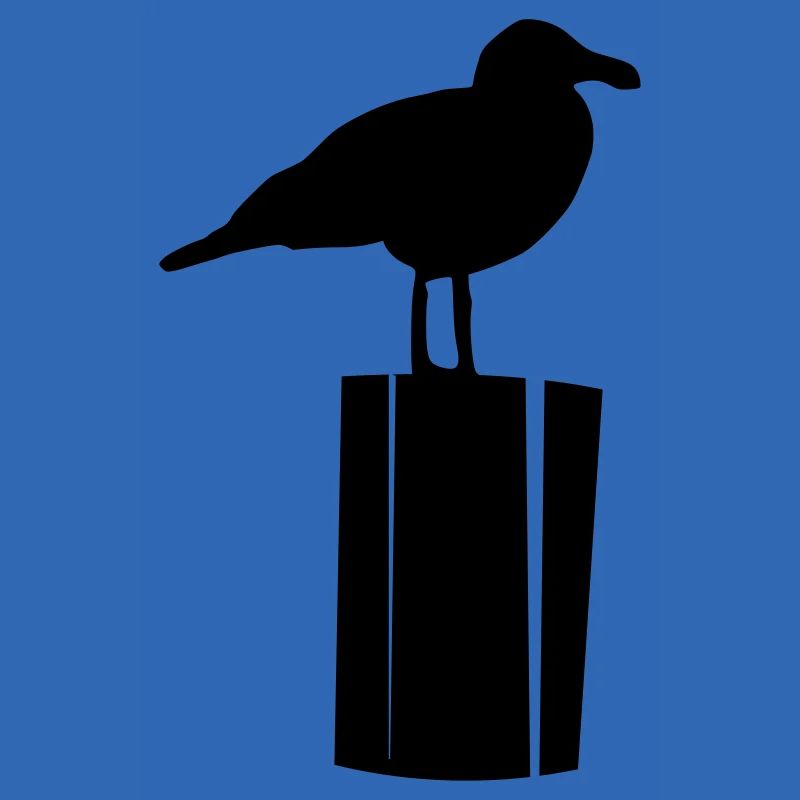 Möwe sitzend