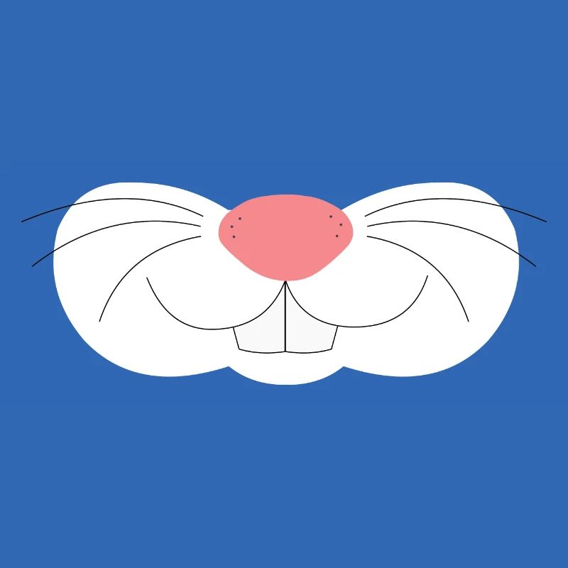 Cute bunny nose