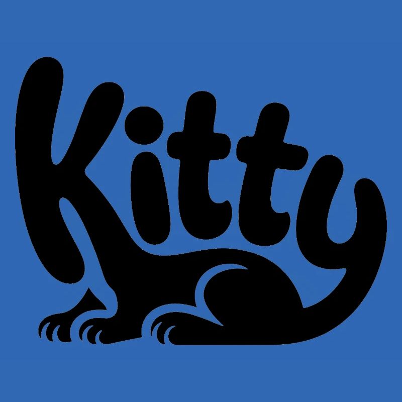 Kitty - Conception de chat de compagnie mignon