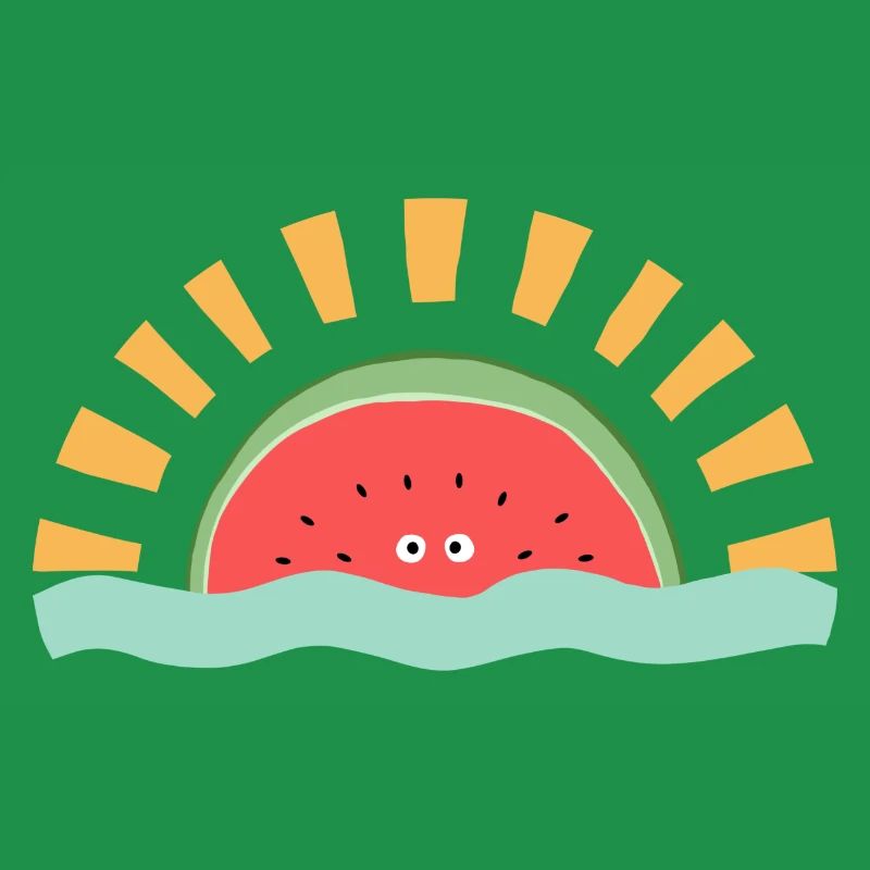 Lever de soleil à la pastèque