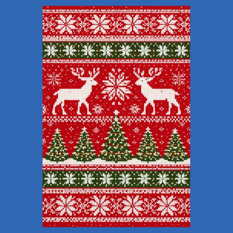 Winter Reindeer Knitting Pattern