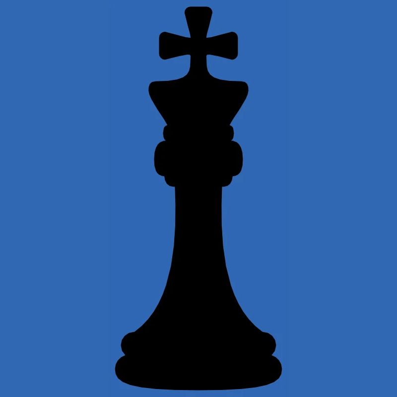Les échecs noirs roi