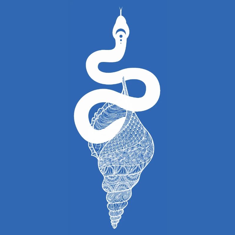Cosmos Serpent - Snake with shell with pattern
