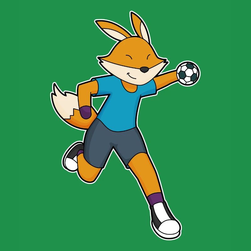 Fuchs Handball Player Handball