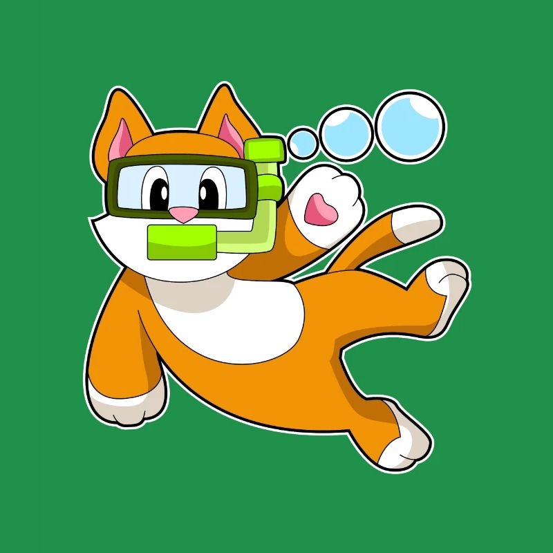 Cat Diver Snorkel