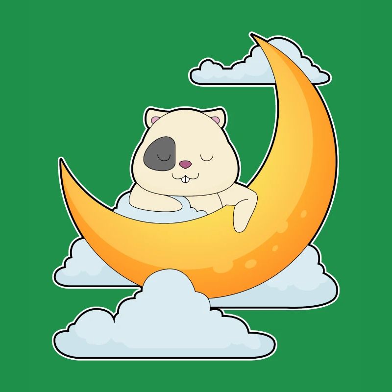 Hamster Moon Clouds