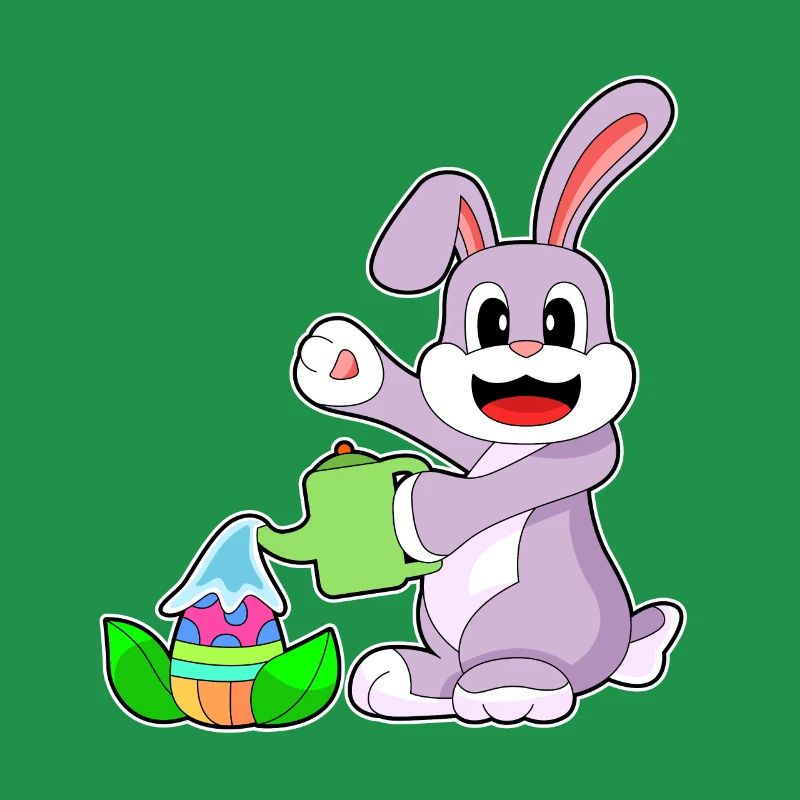 Bunny Easter Easter Egg Watering Can