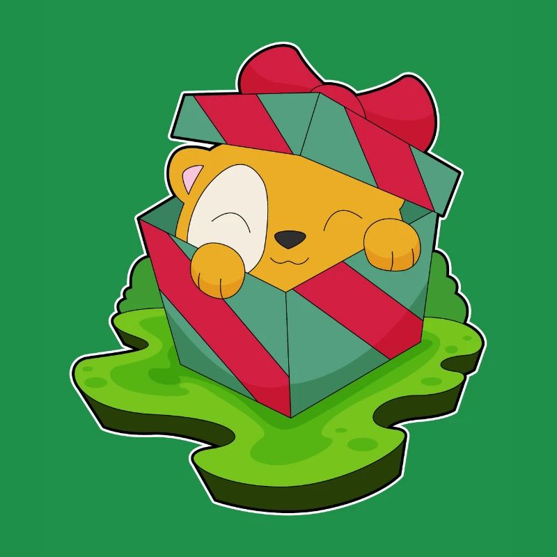 Hamster Christmas Package