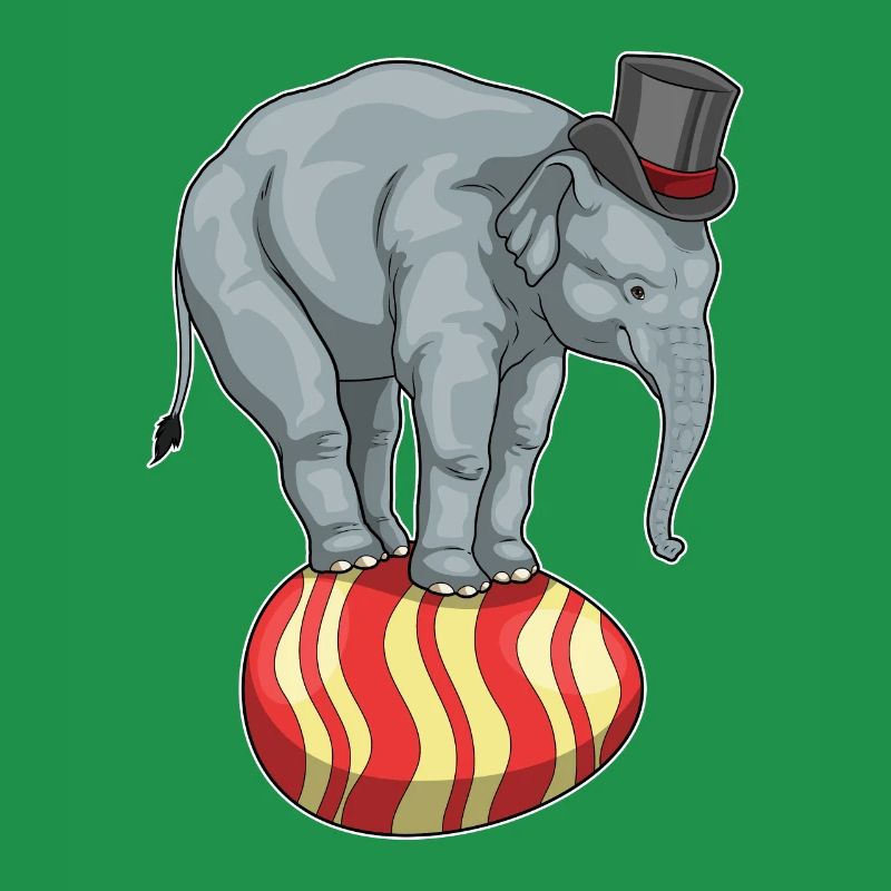 Elephant Easter Easter Egg Circus