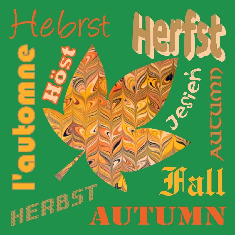 herbst schrift mit blatt e 266