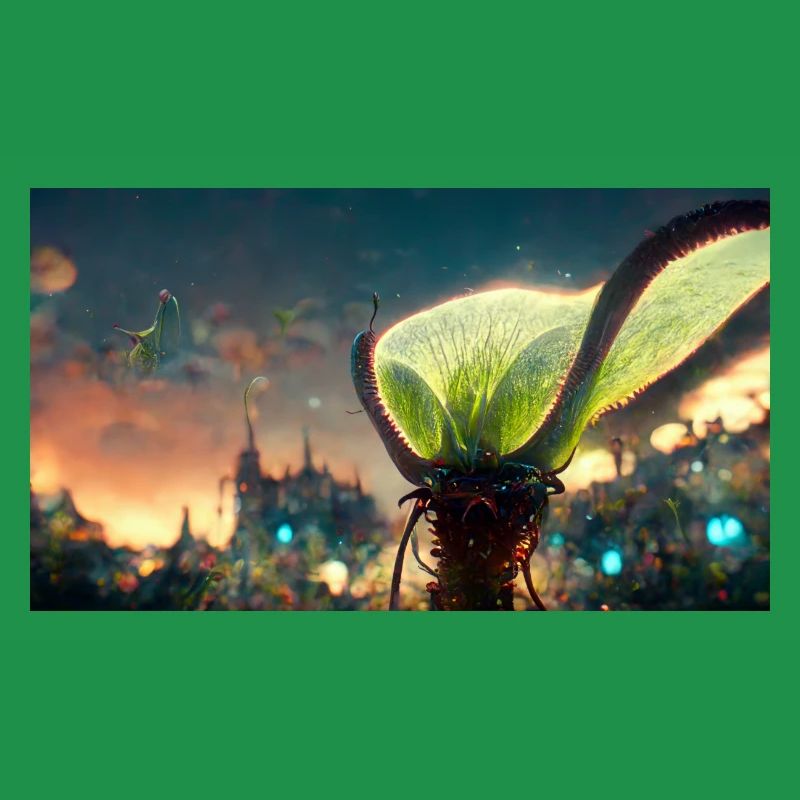 Futuristic Venus flytrap