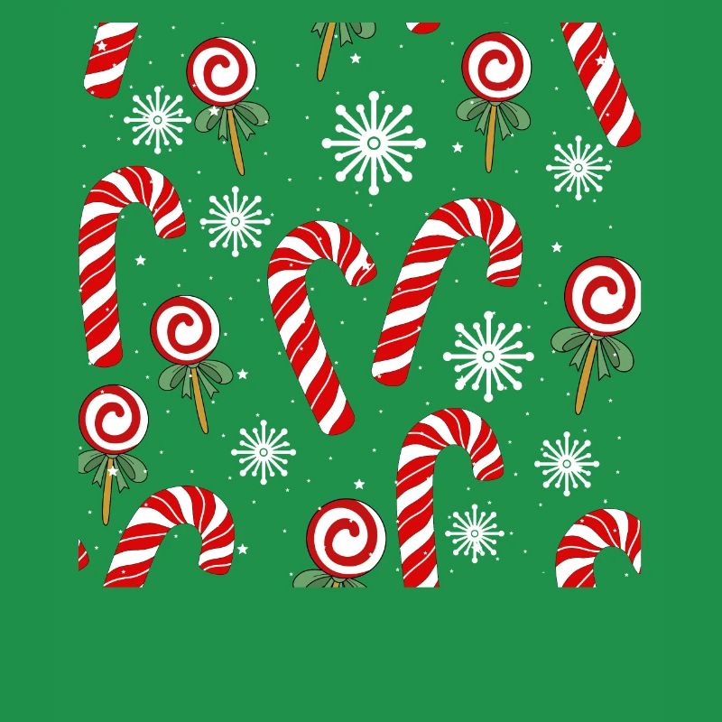 Conception de canne à sucre de Noël