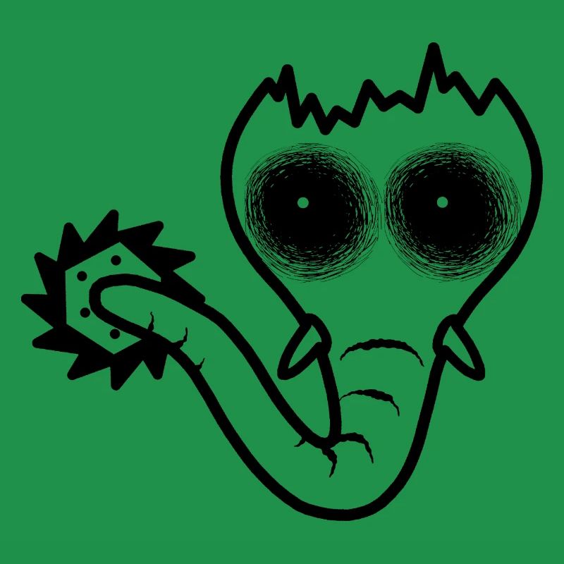 The funny bizarre imaginative Sägofant