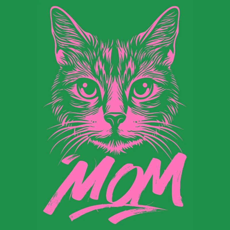 Cat-Mom-Pink-Katze-Kitten-Katzen-Cats-Katzenmutter