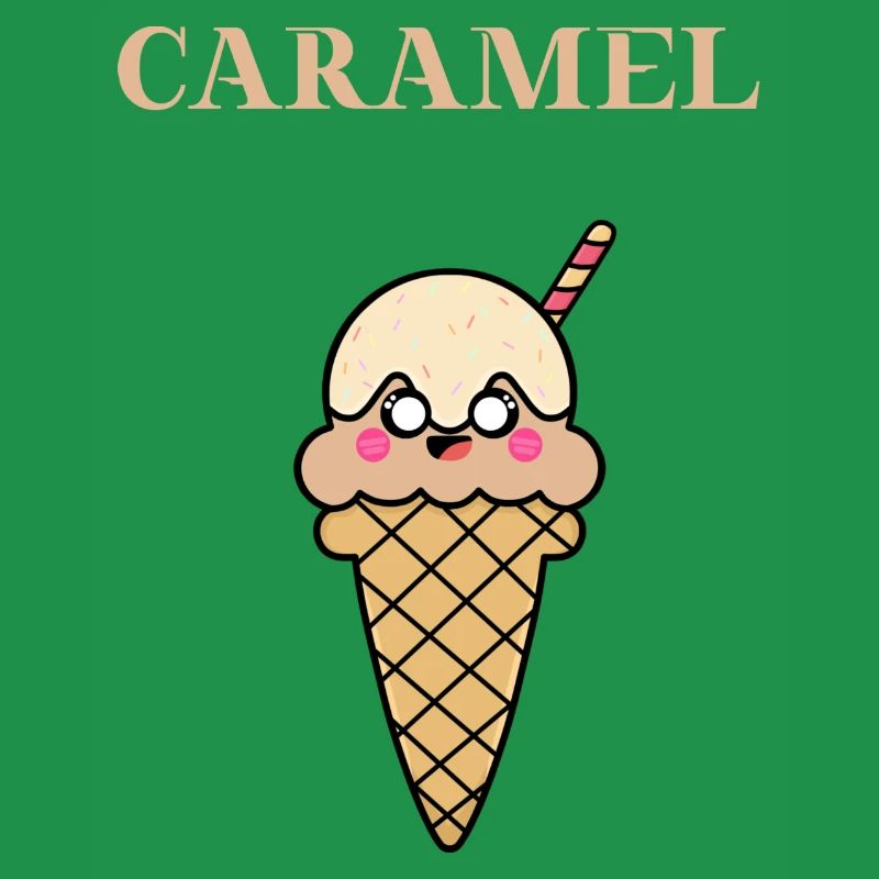 Caramel Karamell Eis Eiscreme Geschenkidee süß