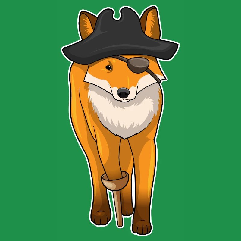 Fox Pirate Eye Patch