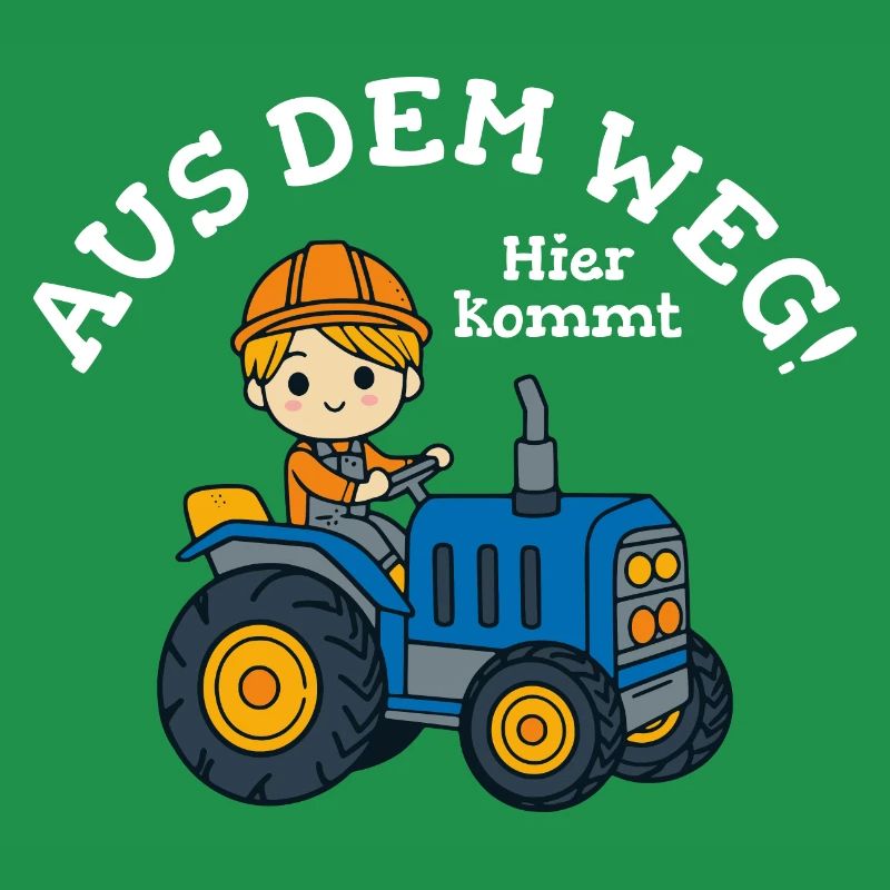 Traktor Junge Kinder Name Vorlage