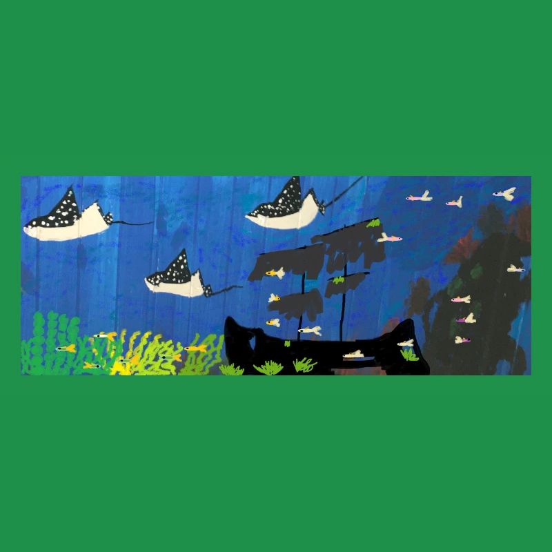 Rays , Ship, Fish