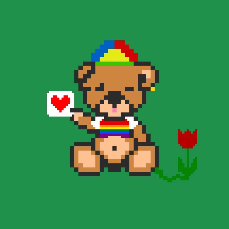 Pixel Bear Pride