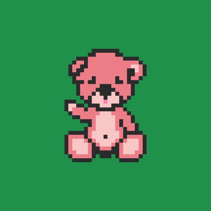 Pixel Bear Candy