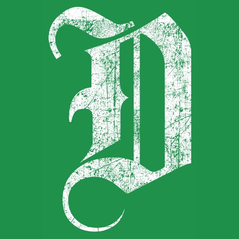 T-Shirt-Alphabet Initiale D