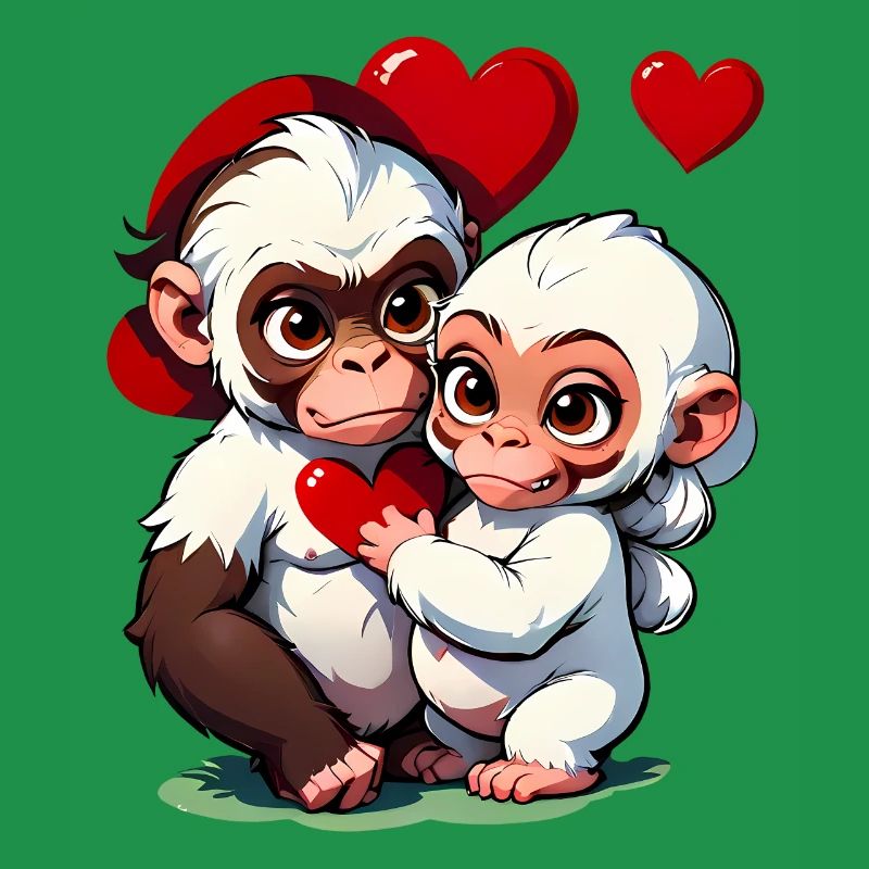 Offrez ces mignons singes pour la Saint-Valentin