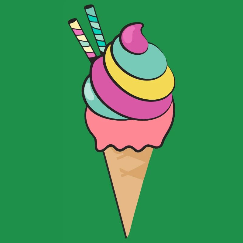 Eiscreme, Eistüte, Eis