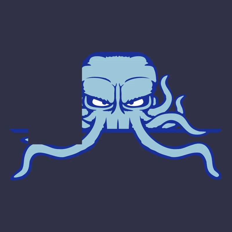 Octopus Octopus Shield Behind Wall Bag Frame