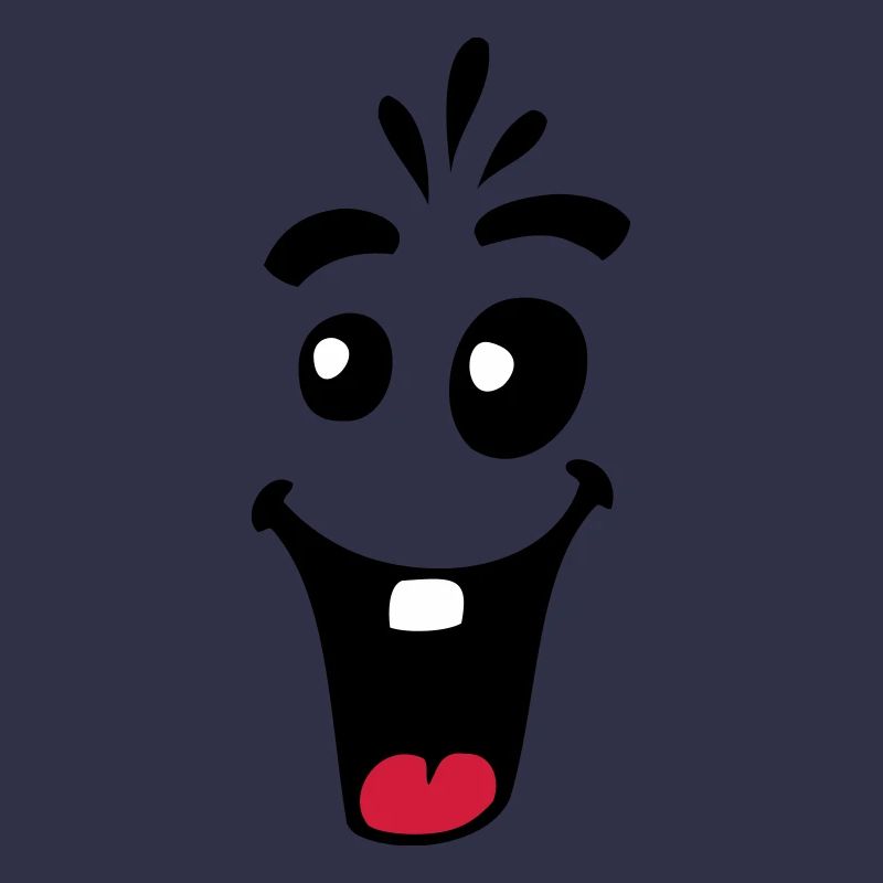 Laughing Friendly Happy Comic Face
