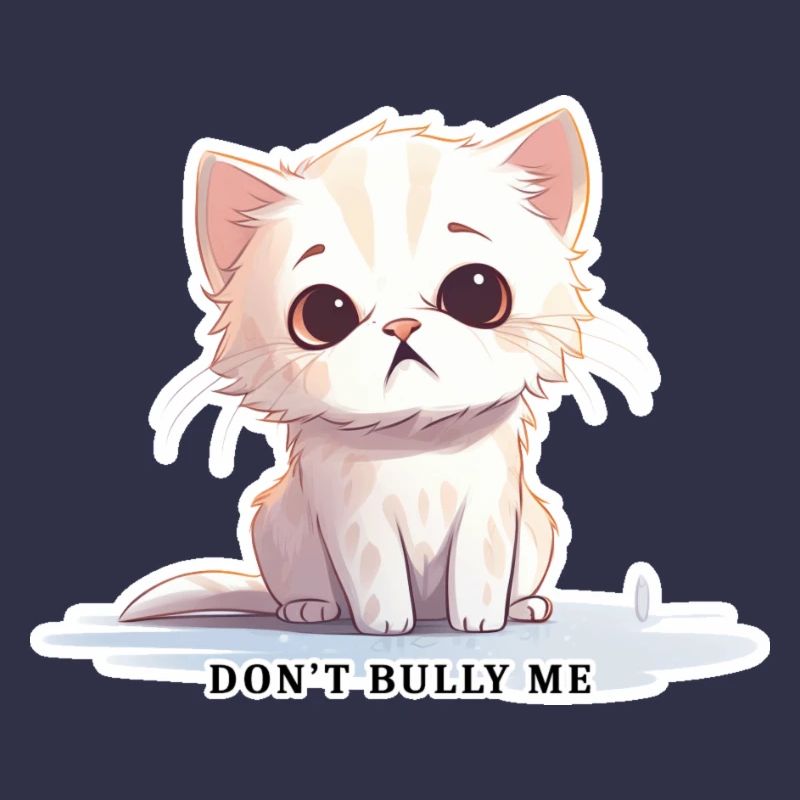Don’t Bully Me - Chat mignon avec message