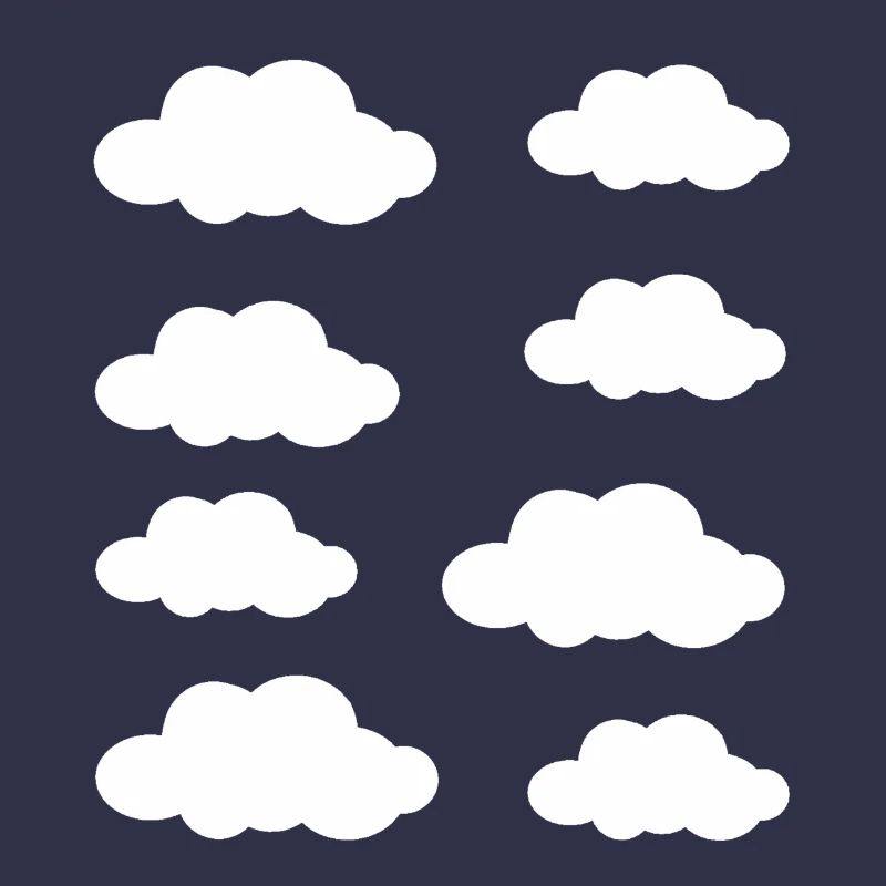 White clouds