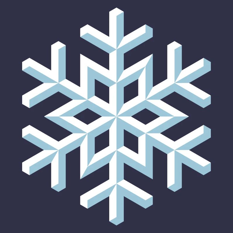 Snowflake 3D (Snow / Snowing / Winter Magic)