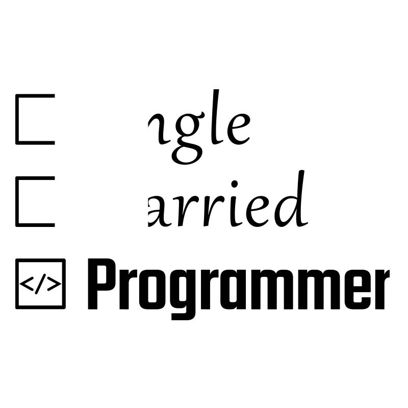 Single, Married, Programmer