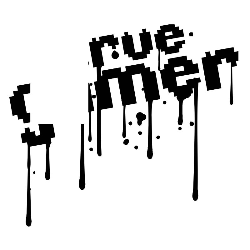 pixel true gamer 8 bit retro alt schrift text blut