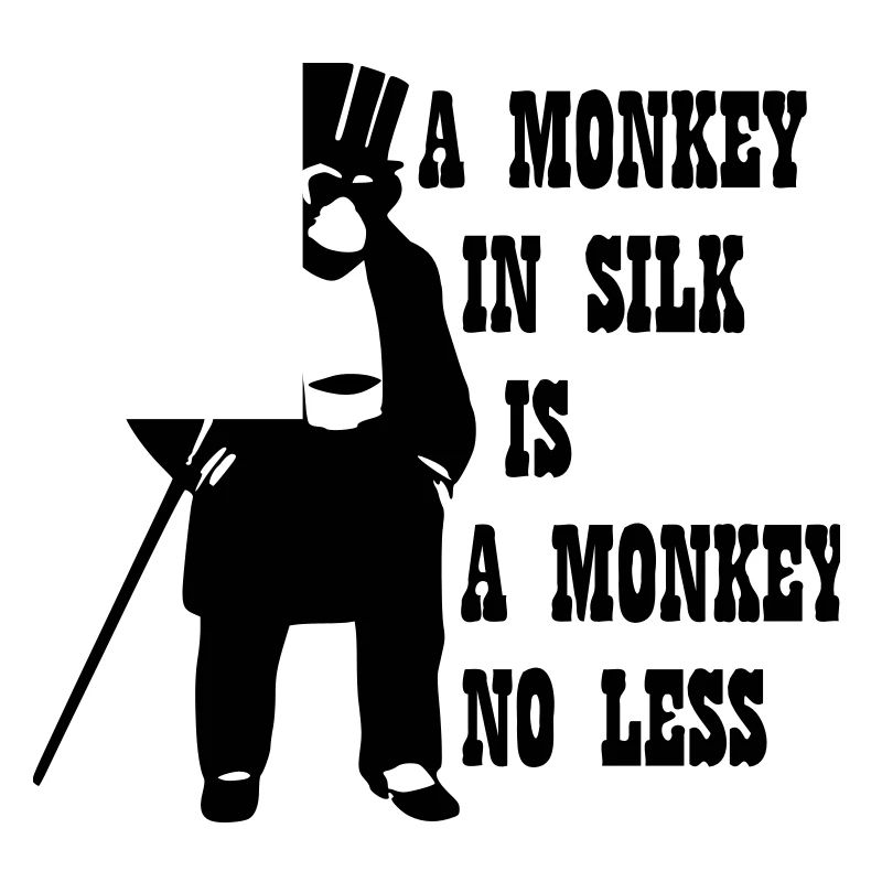 A Monkey In Silk Is A Monkey No Less