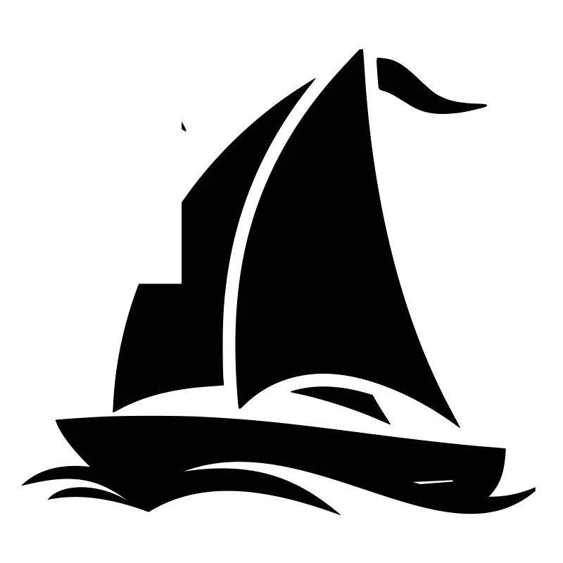 Schiffe - Segelboot Vögel