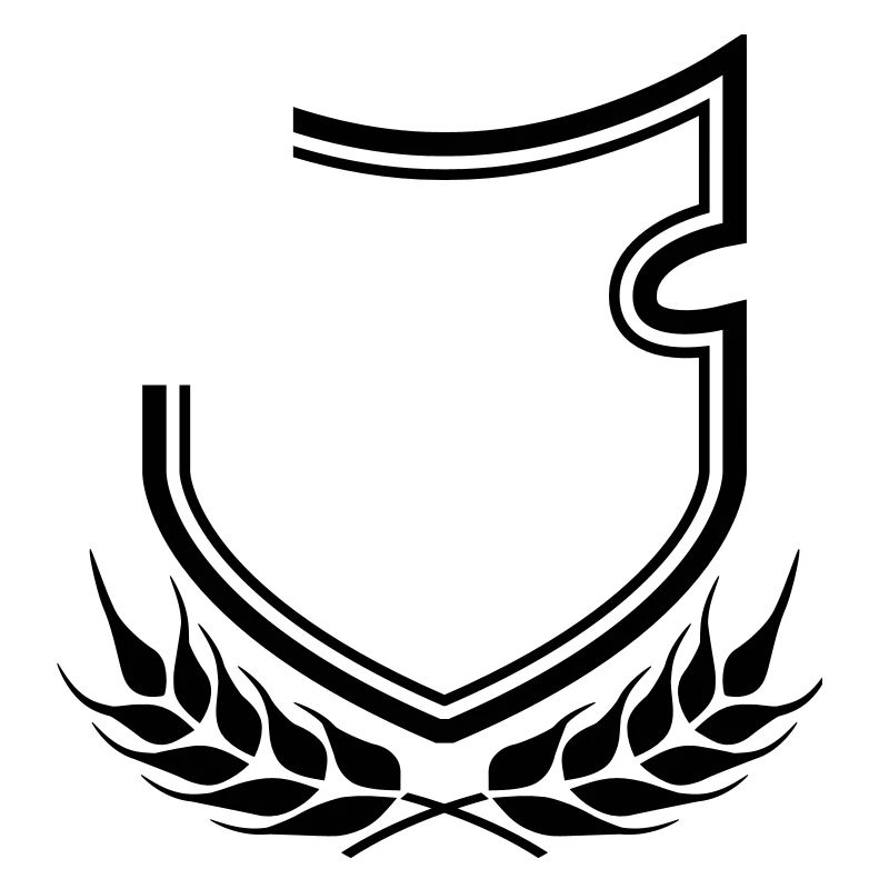 laurel wreath shield emblem emblem frame banner de