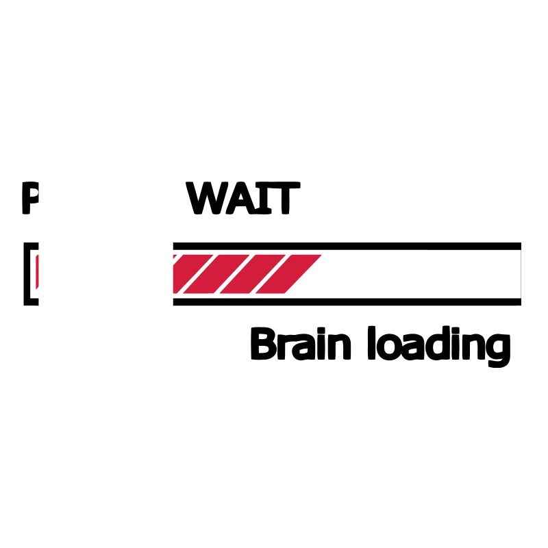 Please wait Brain loading progress bar Loading Bar