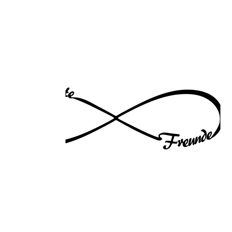 allerbeste Freunde BFF ABF Infinity Loop