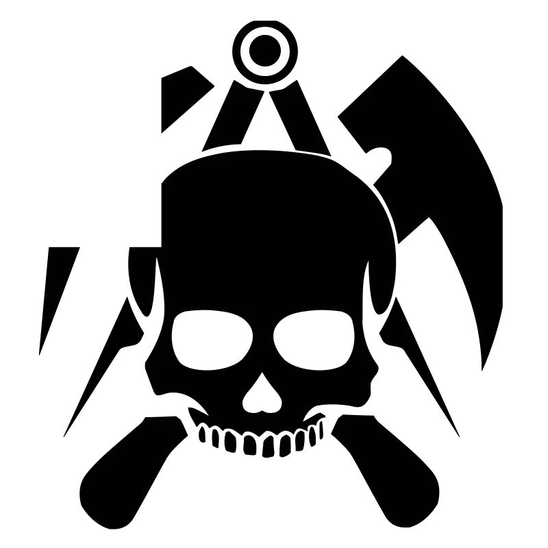 Roofer Skull